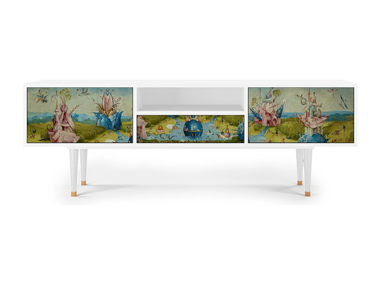 Meuble TV - 170х59х41 cm - T6 - The Garden 2 by Bosch, Blanc