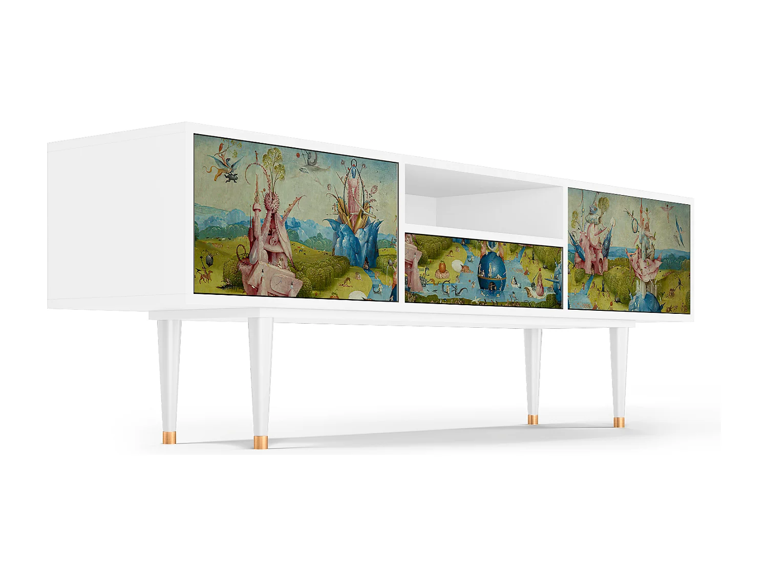 Meuble TV - 170х59х41 cm - T6 - The Garden 2 by Bosch, Blanc