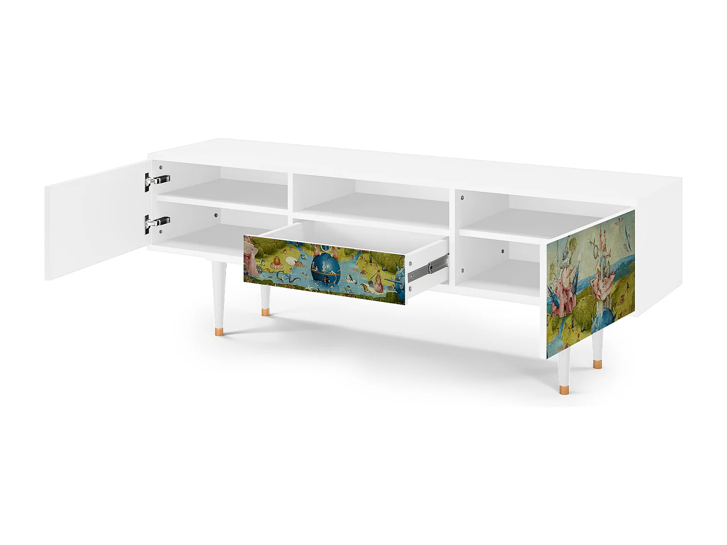 Meuble TV - 170х59х41 cm - T6 - The Garden 2 by Bosch, Blanc