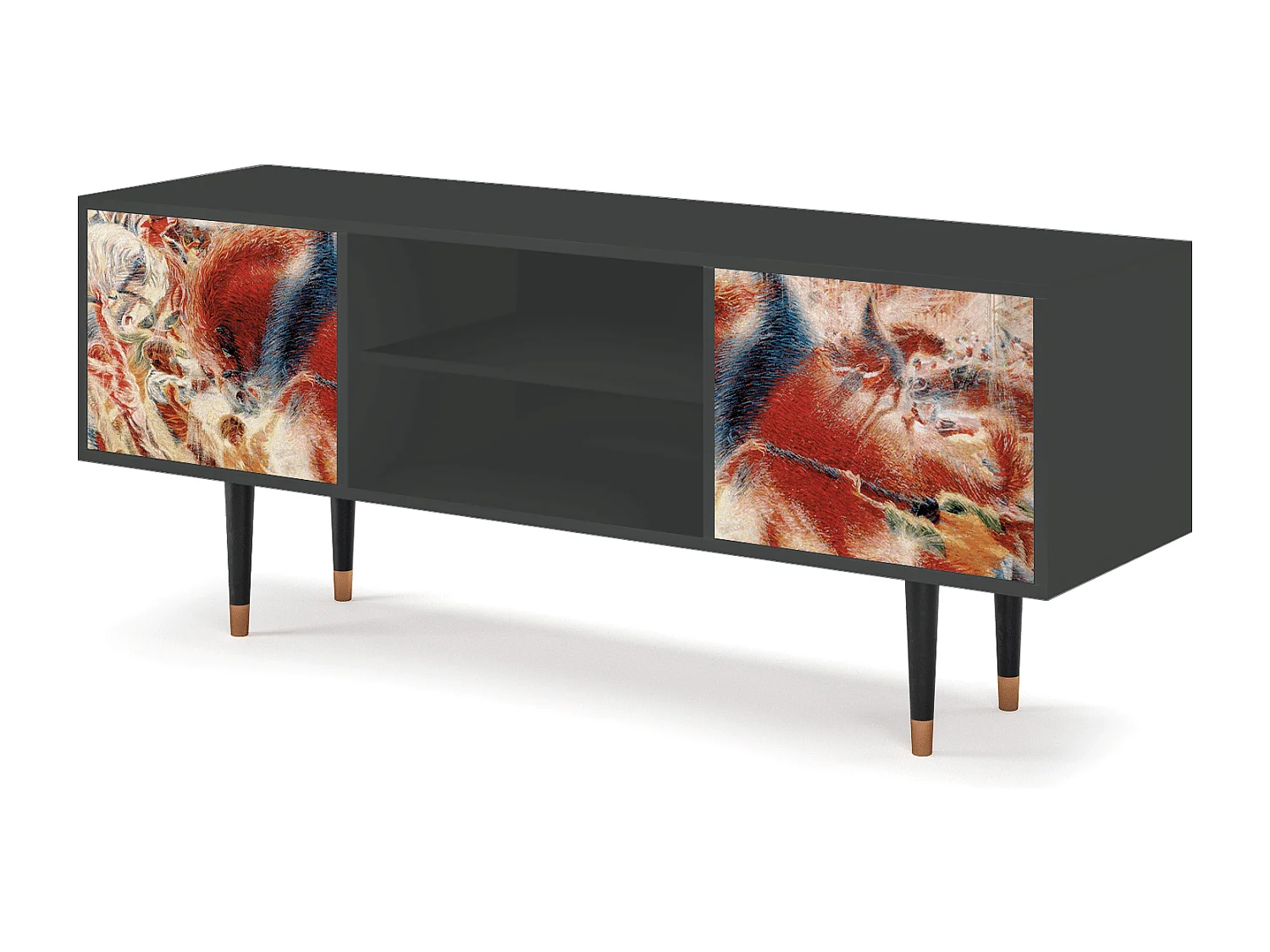 Meuble TV - 170х69х48 cm - T2 - The City Rises, Anthracite