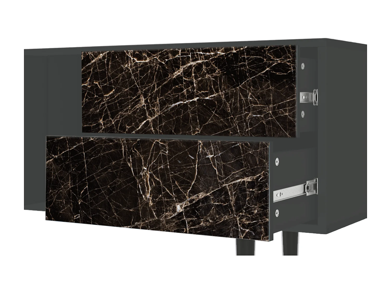 TV-meubel - 170х69х48 cm - T1 - Night Abyss, Antraciet