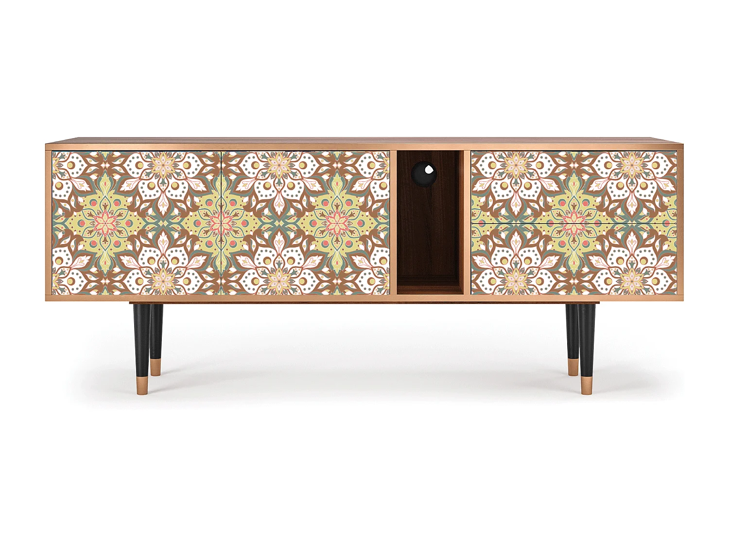 Meuble TV - 170х69х48 cm - T1 - Chinese Tea, Noyer