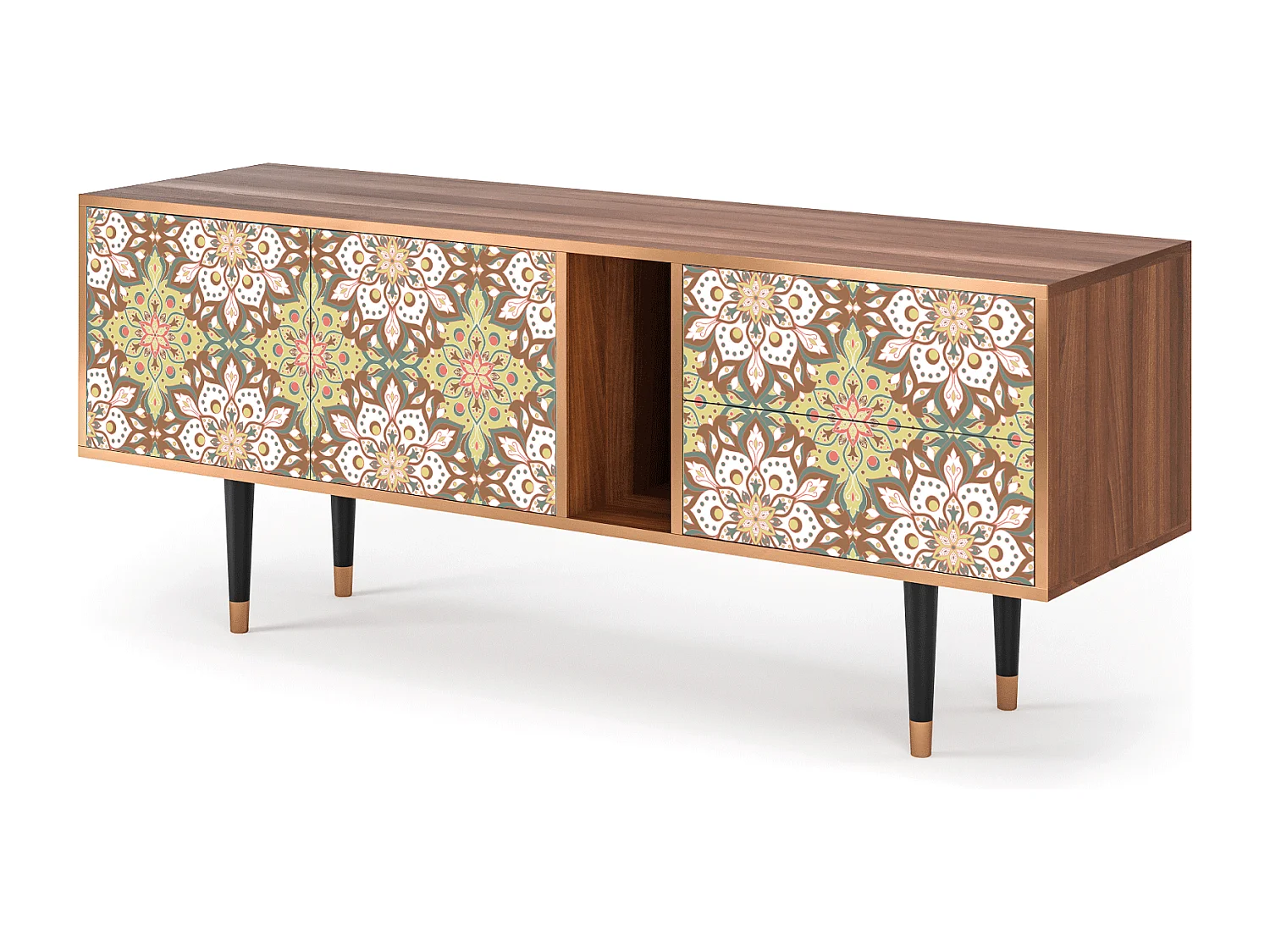 Mobile TV - 170х69х48 cm - T1 - Chinese Tea, Noce