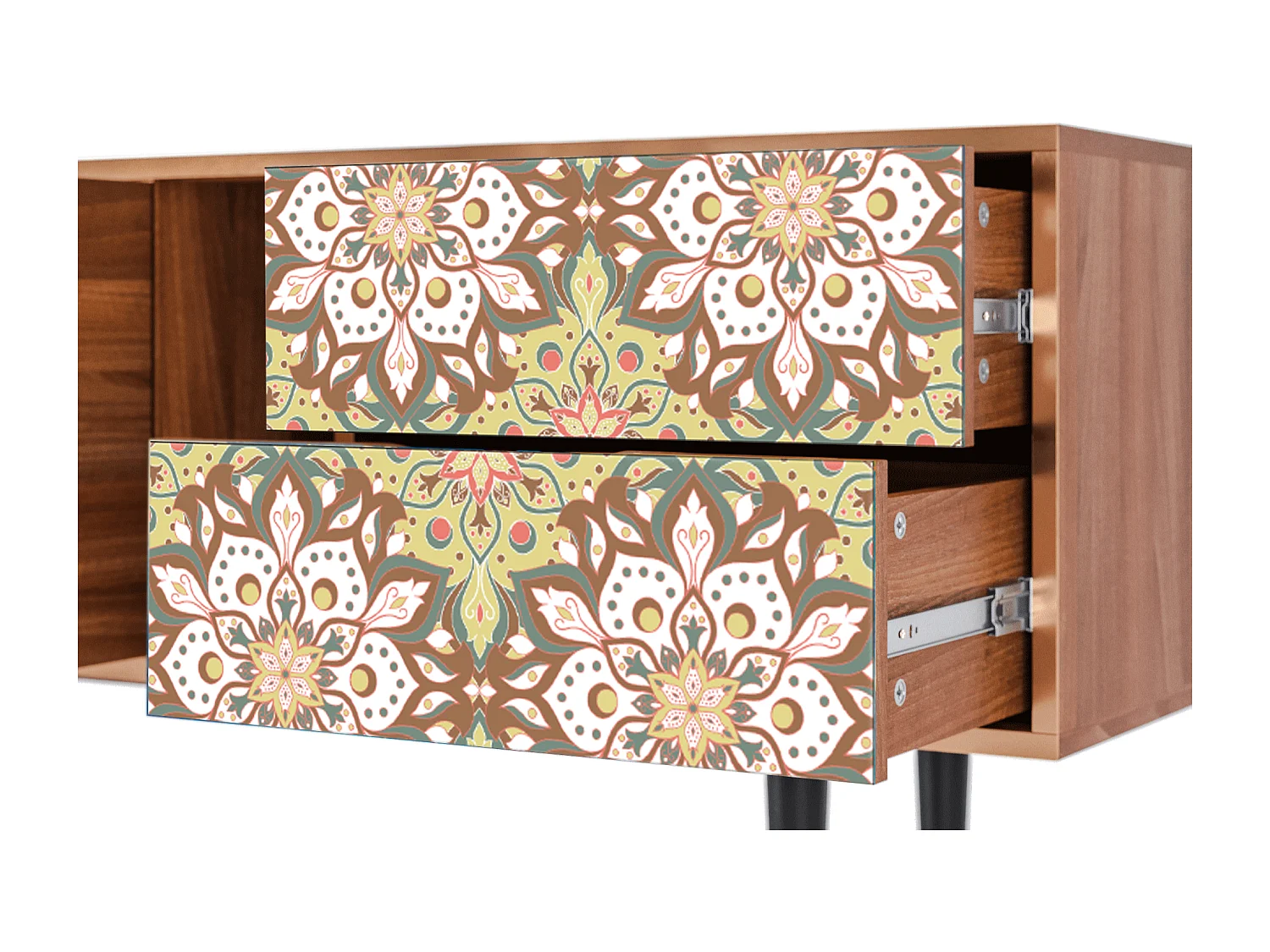 Mobile TV - 170х69х48 cm - T1 - Chinese Tea, Noce