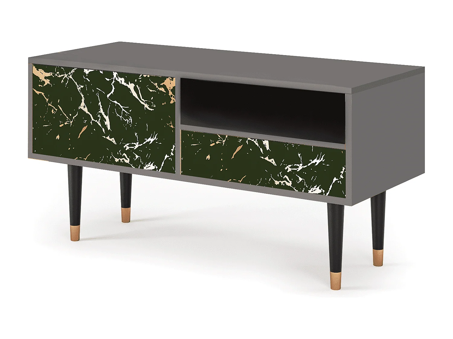 Mobile TV - 115х59х48 cm - T3 - Amazon Forest, Grigio