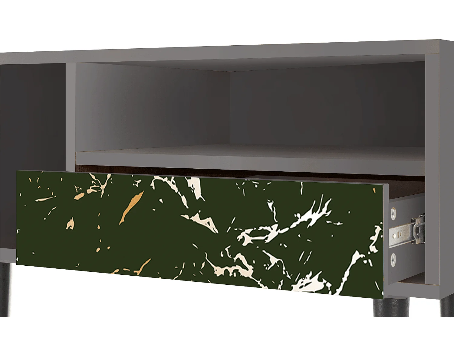 Mobile TV - 115х59х48 cm - T3 - Amazon Forest, Grigio