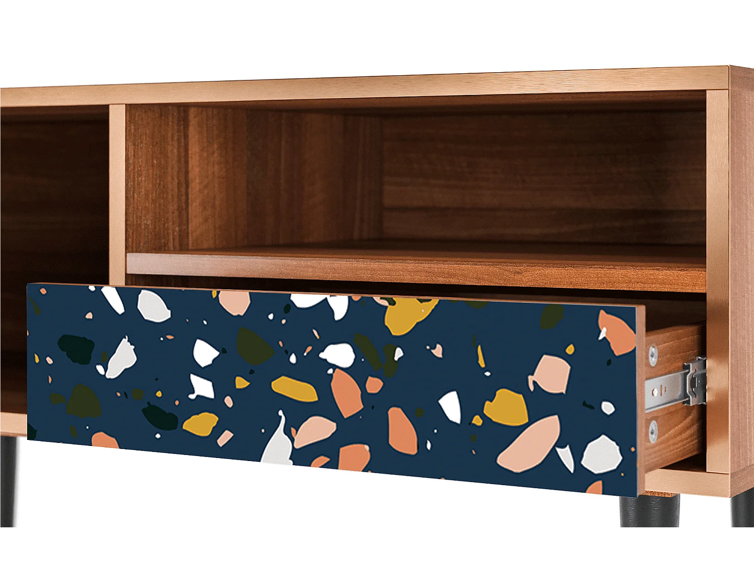 Mueble de TV - 115х59х48 cm - T3 - Night Sky Langhterns, Nogal