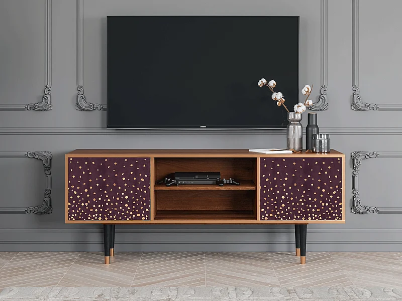 TV-Möbel - 170х69х48 cm - T2 - Glowworms, Walnuss