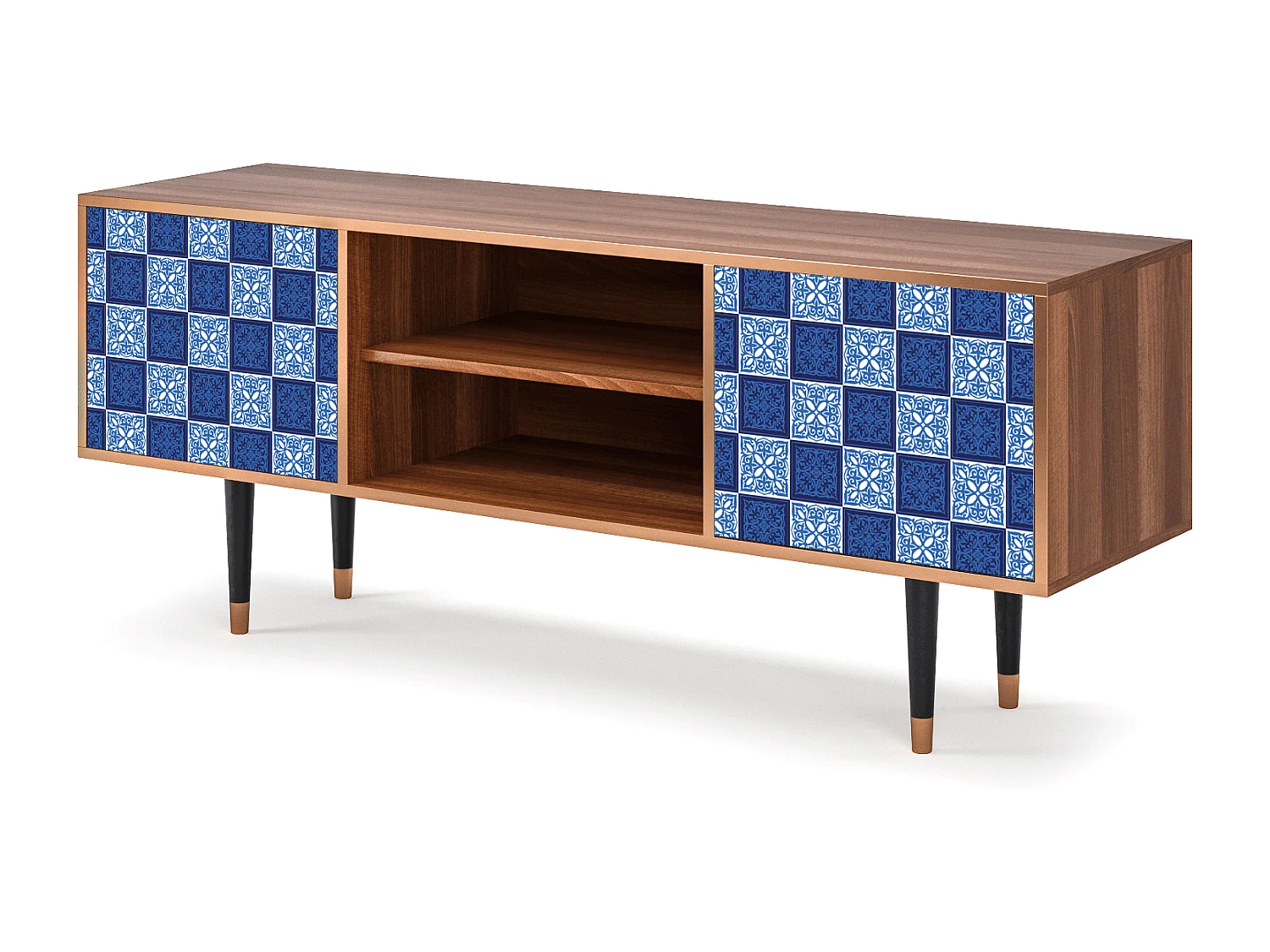 Meuble TV - 170х69х48 cm - T2 - Light Path, Noyer