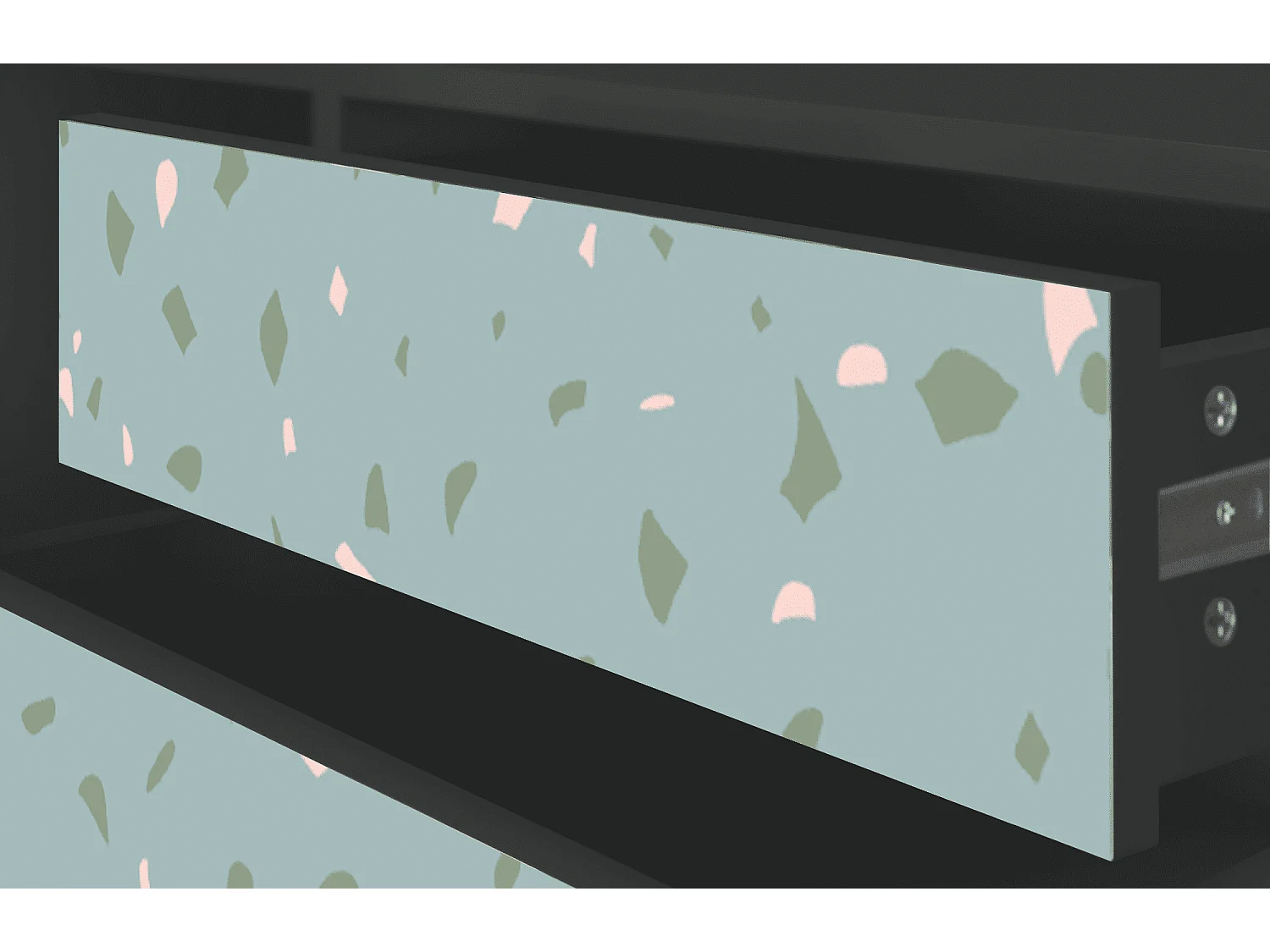 Meuble TV - 170х59х48 cm - T4 - Blue Drops, Anthracite