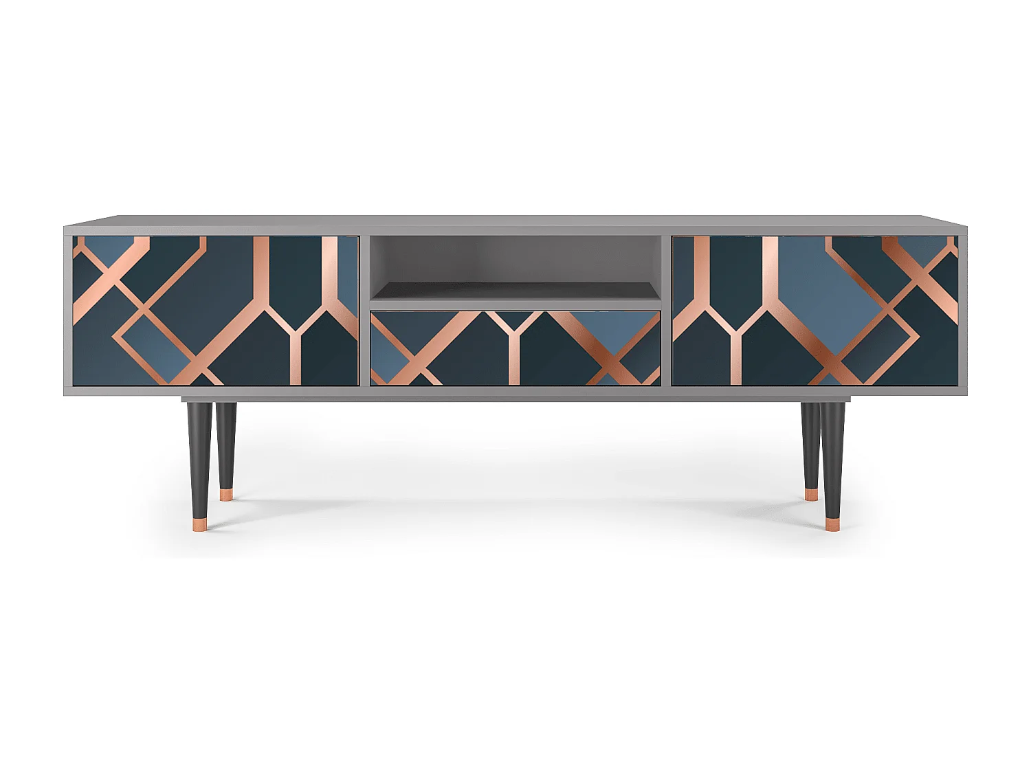 TV-Möbel - 170х59х41 cm - T6 - Ashy 1920', Grau