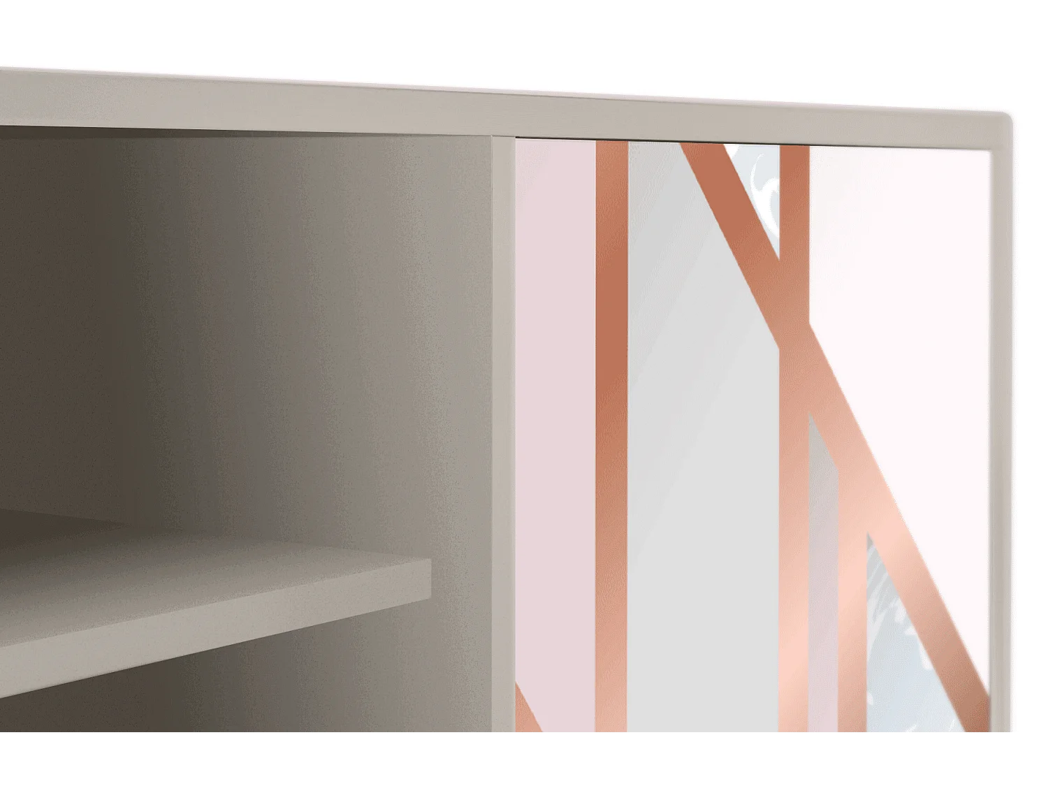 Meuble TV - 170х69х48 cm - T2 - Champagne Story, Sable