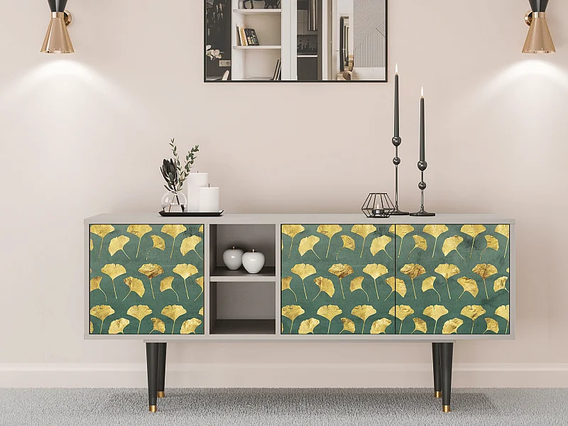 TV-Möbel - 150х69х41 cm - T5 - Gingko leaves, Sand