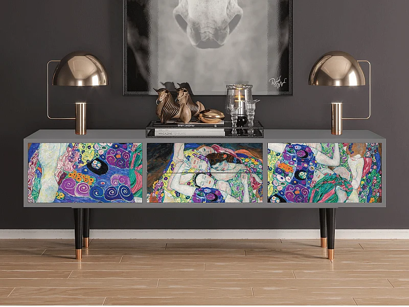 TV-Möbel - 170х59х48 cm - T4 - The Maiden by Klimt, Grau