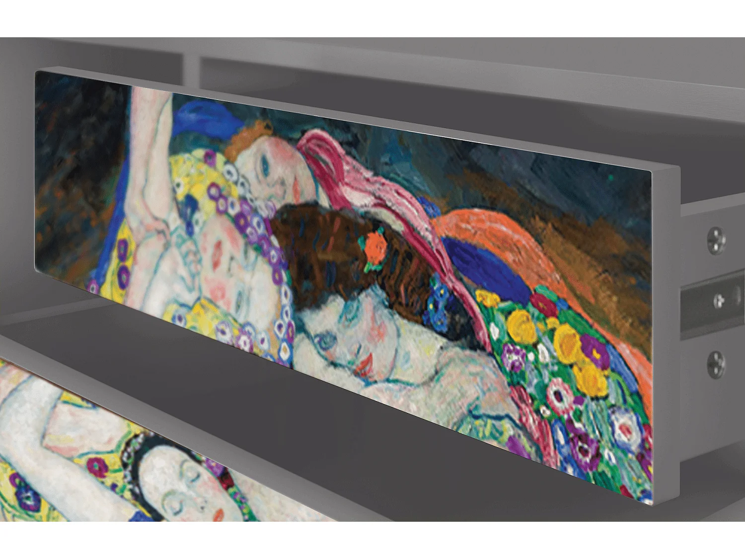 Mueble de TV - 170х59х48 cm - T4 - The Maiden by Klimt, Cinza