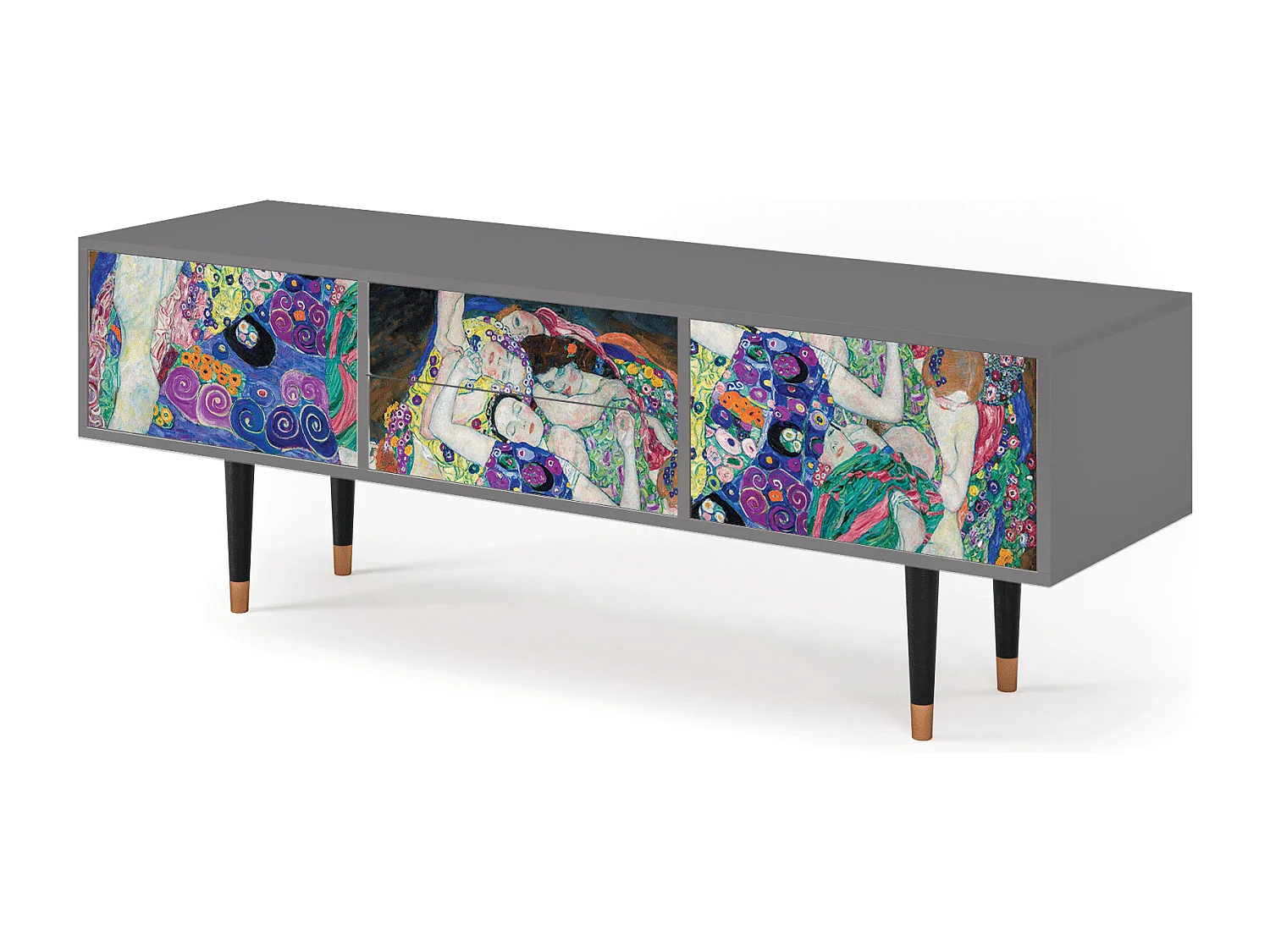 Meuble TV - 170х59х48 cm - T4 - The Maiden by Klimt, Gris