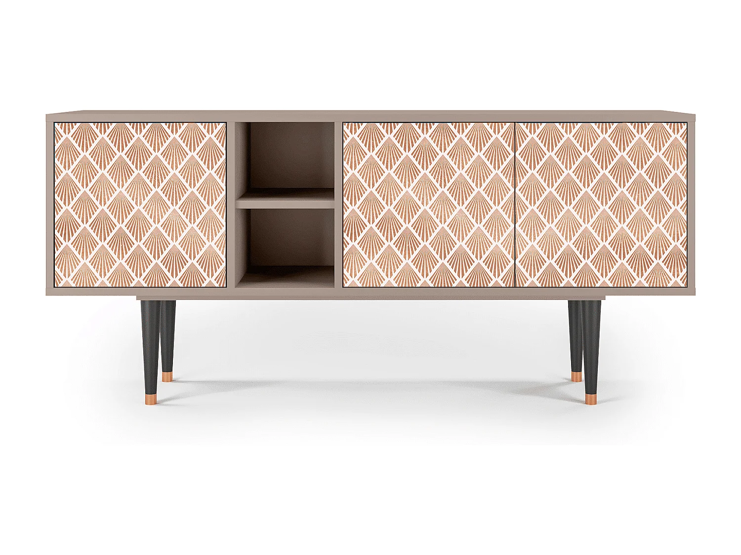 Mobile TV - 150х69х41 cm - T5 - Pastel Sunrise, Latte