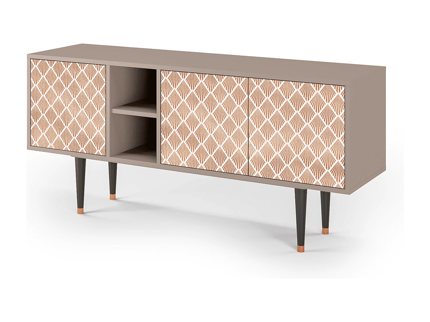 Mobile TV - 150х69х41 cm - T5 - Pastel Sunrise, Latte