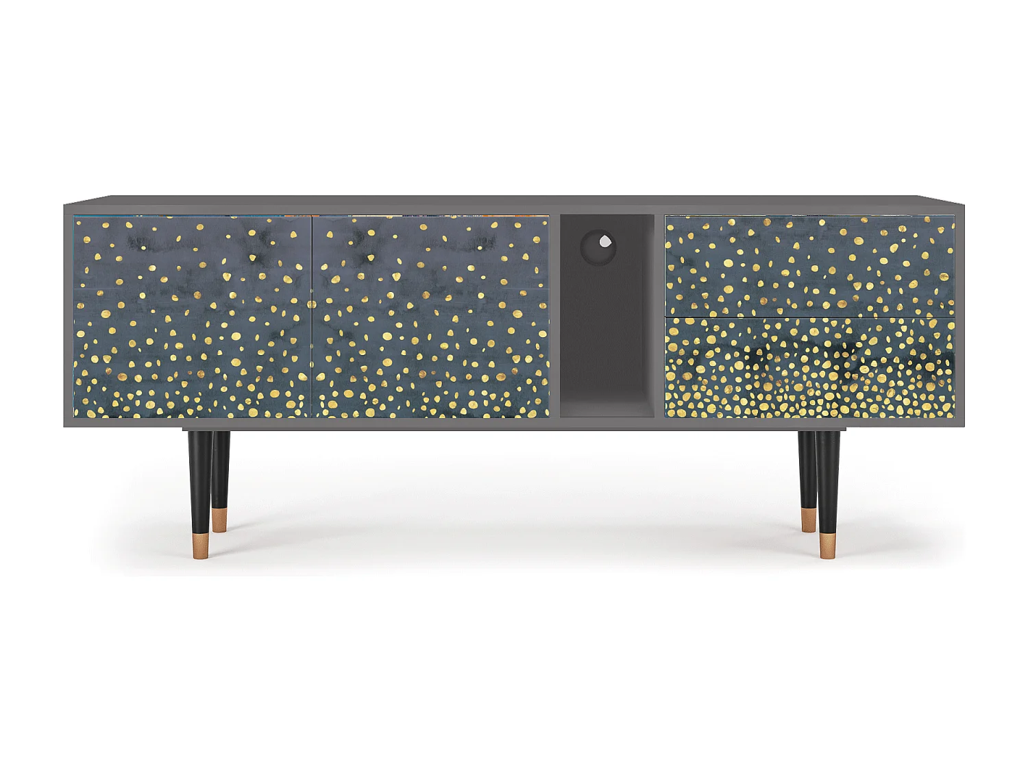 TV-Möbel - 170х69х48 cm - T1 - Foggy Lights, Grau