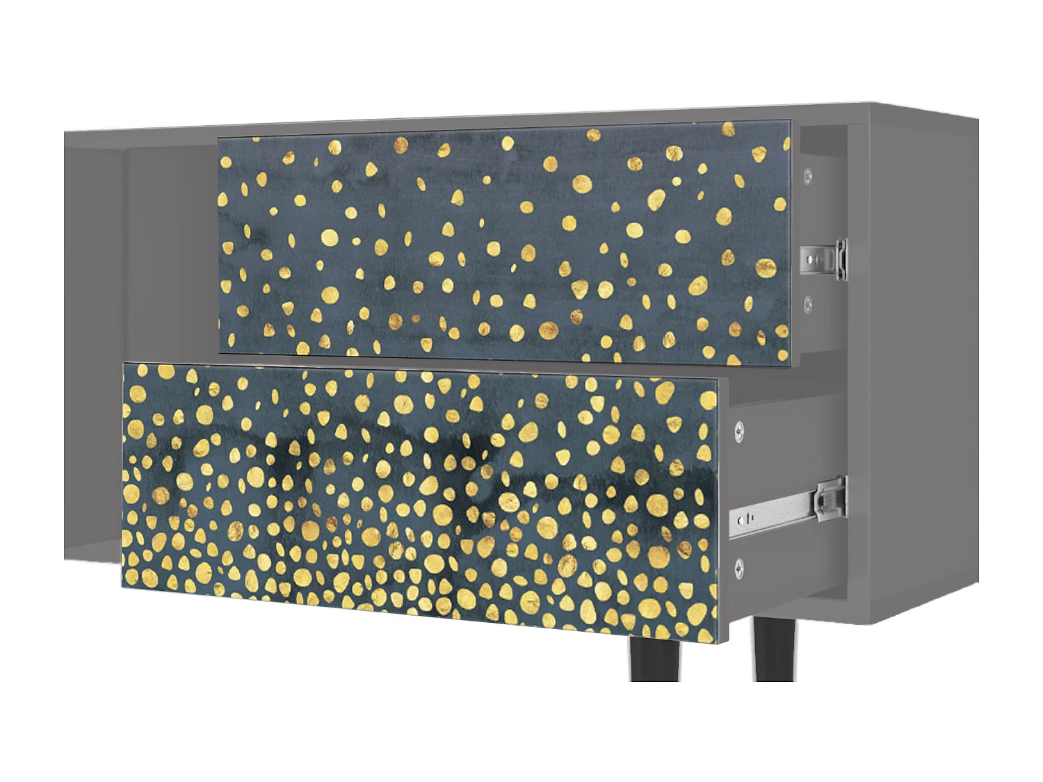 TV-Möbel - 170х69х48 cm - T1 - Foggy Lights, Grau