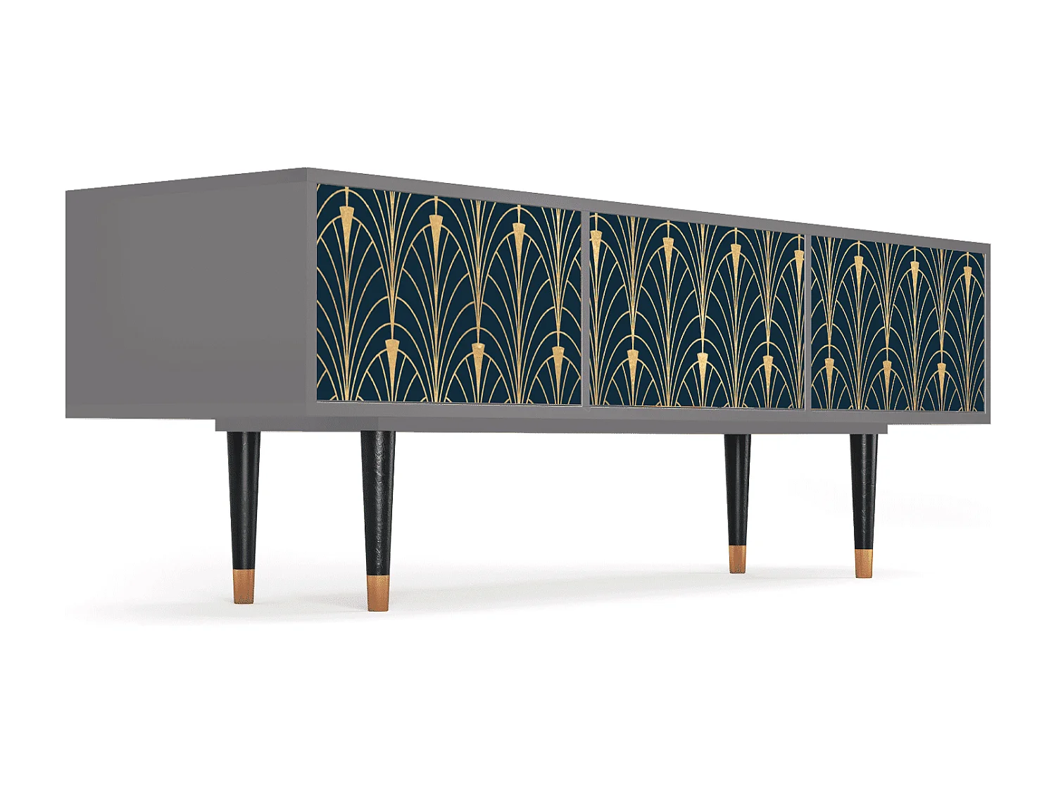 Meuble TV - 170х59х48 cm - T4 - Flower of the Nile, Gris