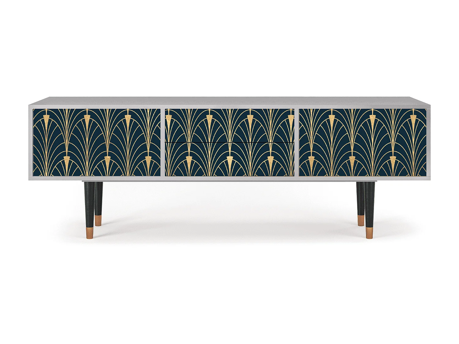 TV-Möbel - 170х59х48 cm - T4 - Flower of the Nile, Grau