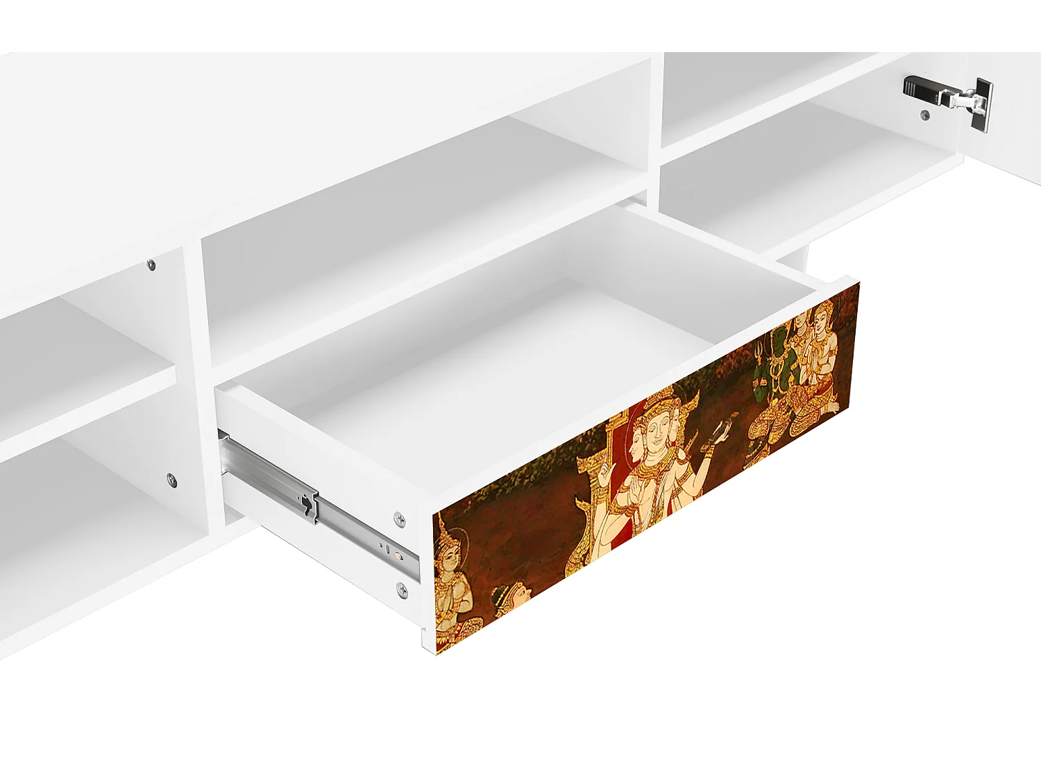 TV-Möbel - 170х59х41 cm - T6 - Malyavan, Weiß