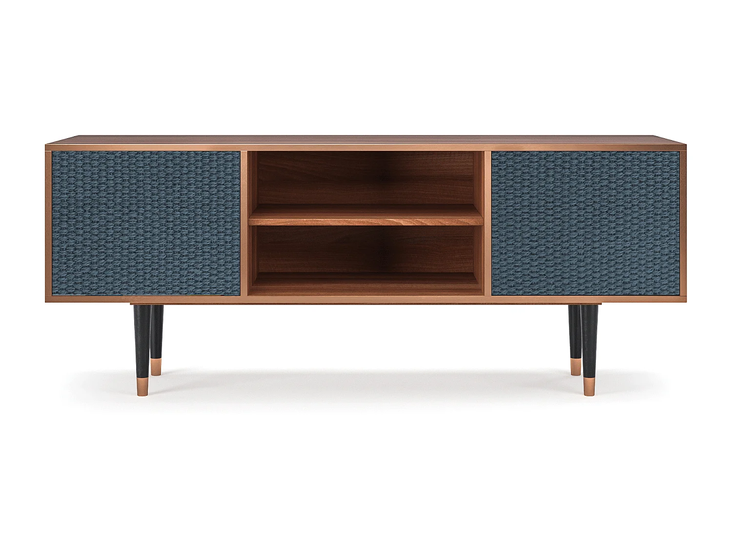 TV-Möbel - 170х69х48 cm - T2 - Knitted Pattern, Walnuss