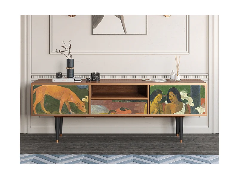 TV-Möbel - 170х59х41 cm - T6 - Arearea , Walnuss