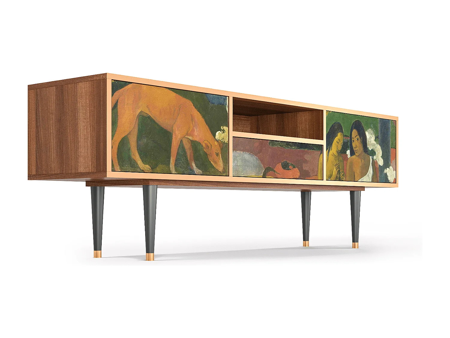 TV-Möbel - 170х59х41 cm - T6 - Arearea , Walnuss