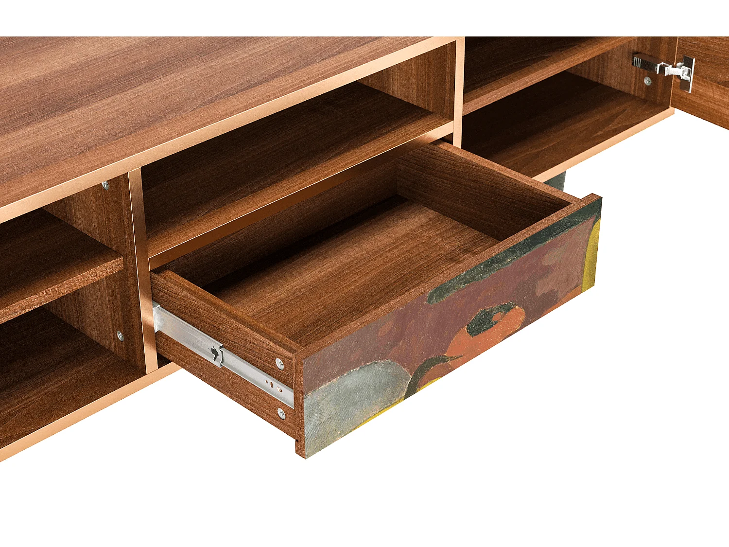 TV-Möbel - 170х59х41 cm - T6 - Arearea , Walnuss