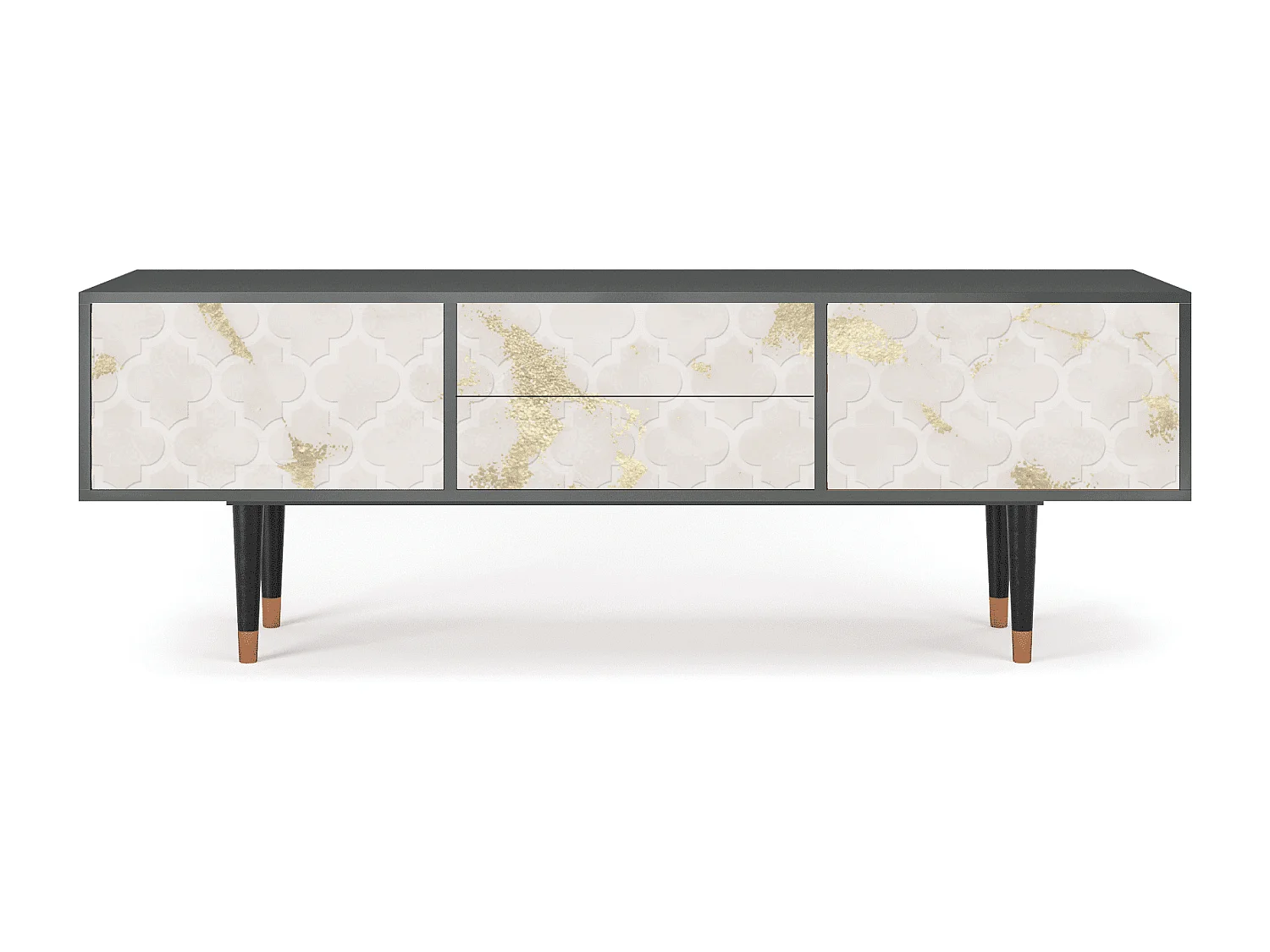 TV-meubel - 170х59х48 cm - T4 - Sahara desert, Antraciet