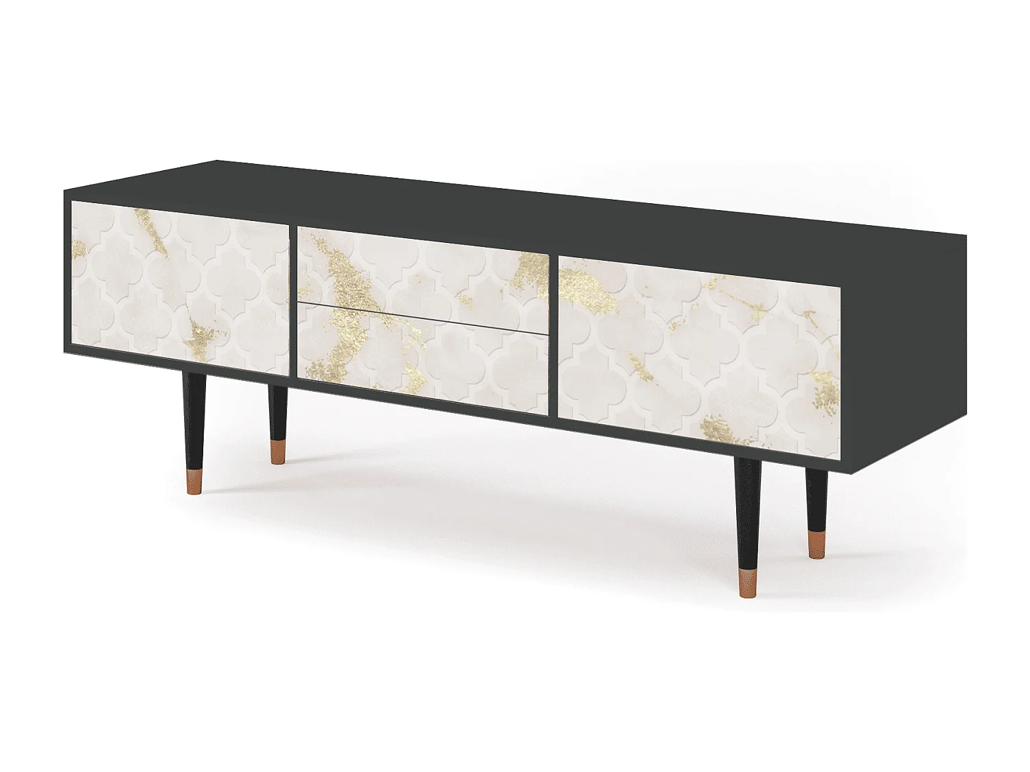 Mueble de TV - 170х59х48 cm - T4 - Sahara desert, Antracite