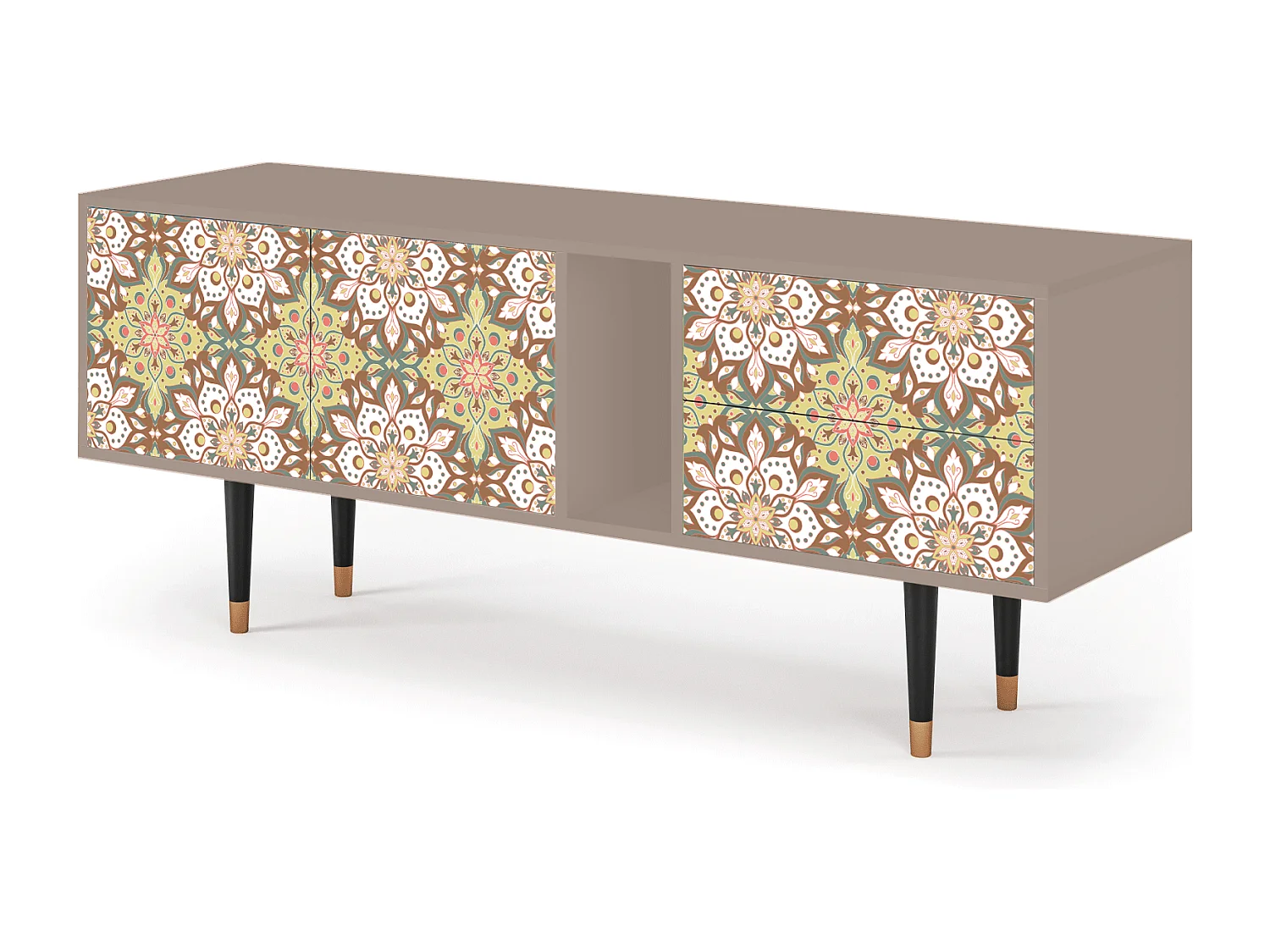 Mueble de TV - 170х69х48 cm - T1 - Chinese Tea, Latte