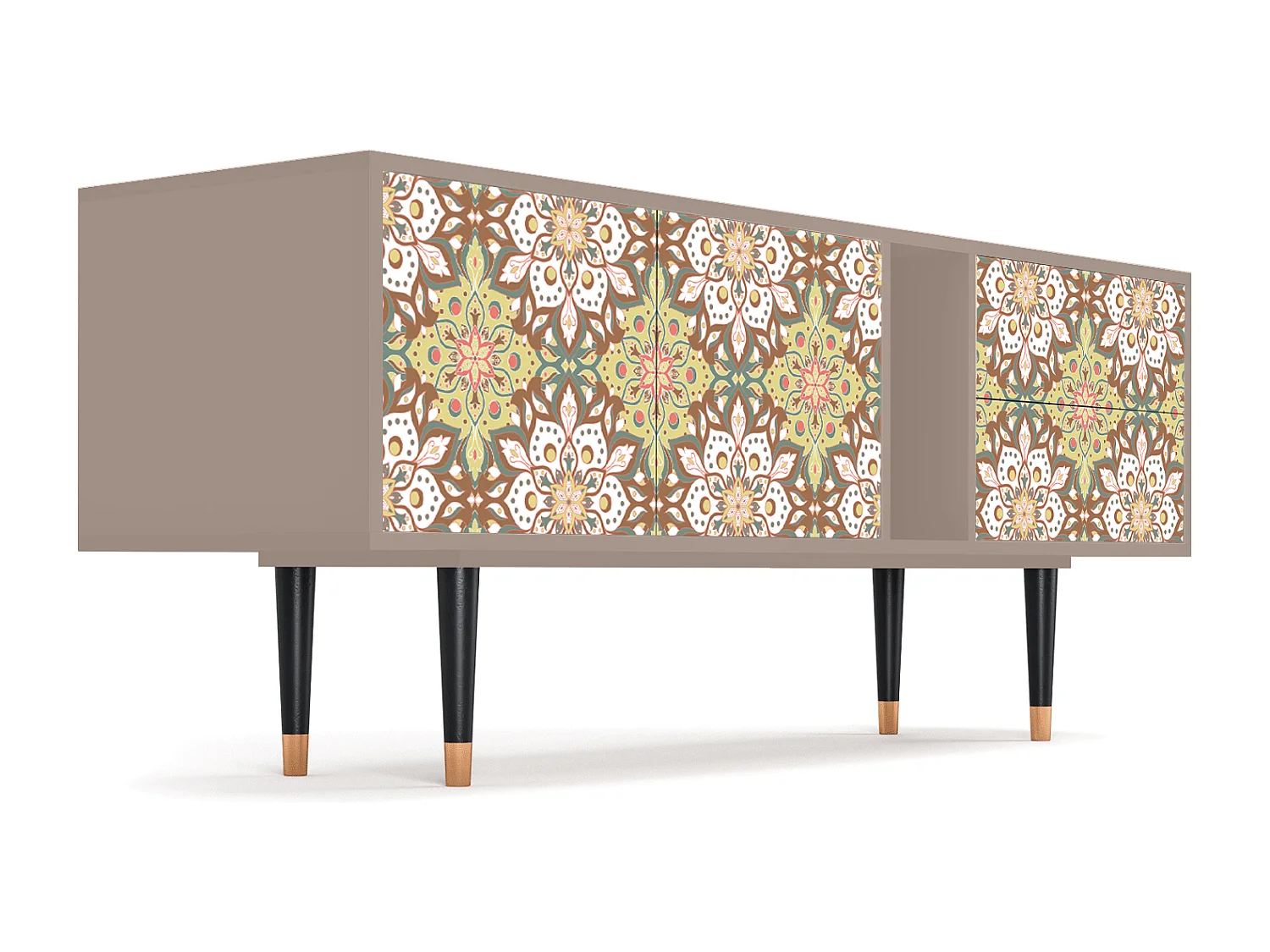 Mueble de TV - 170х69х48 cm - T1 - Chinese Tea, Latte