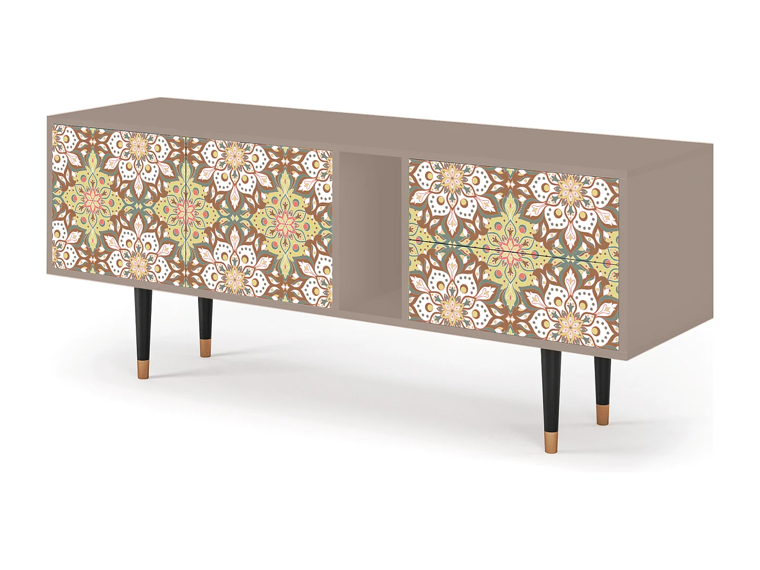 Mobile TV - 170х69х48 cm - T1 - Chinese Tea, Latte