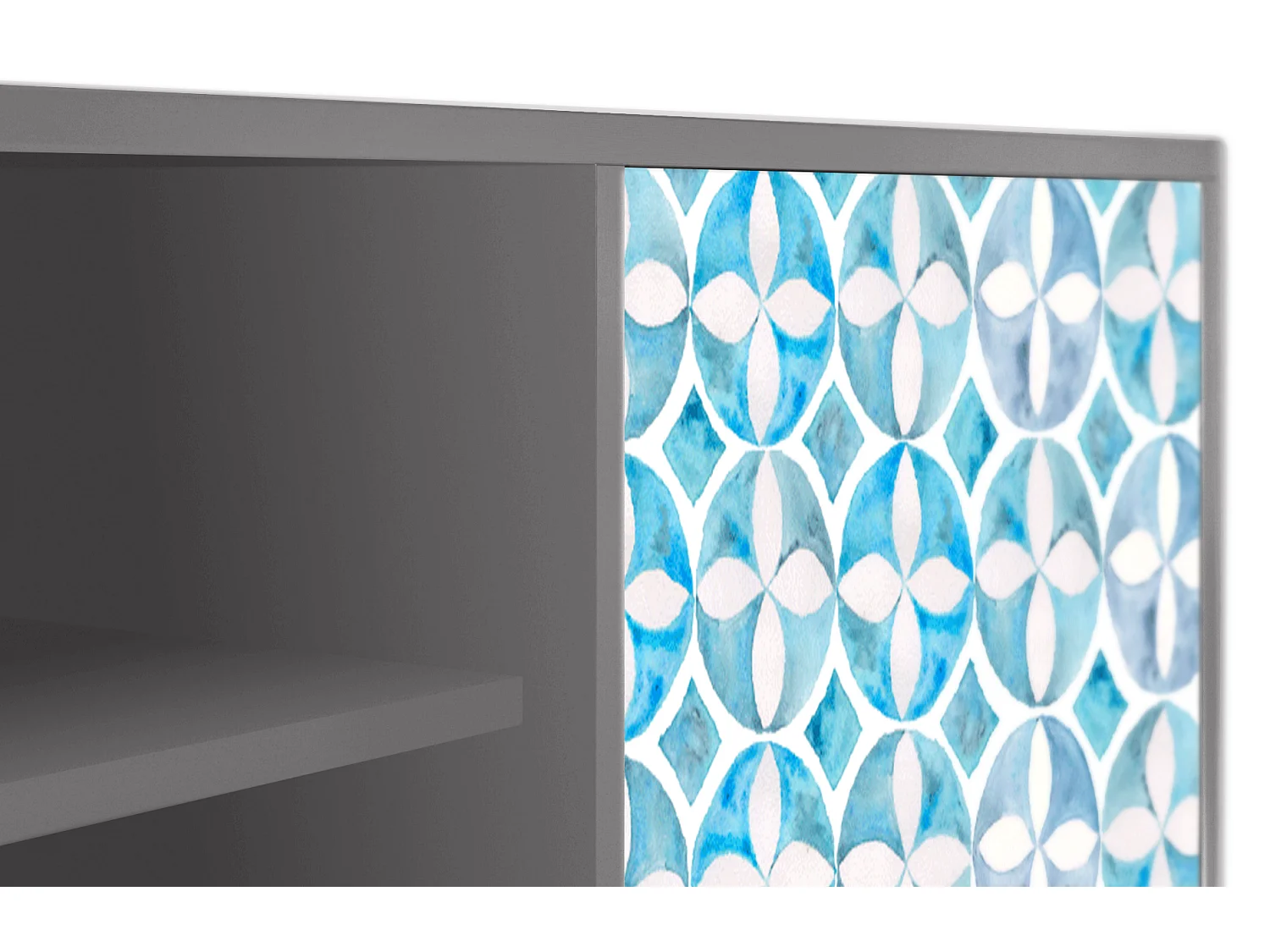 TV-Möbel - 170х69х48 cm - T2 - Porto Mood, Grau