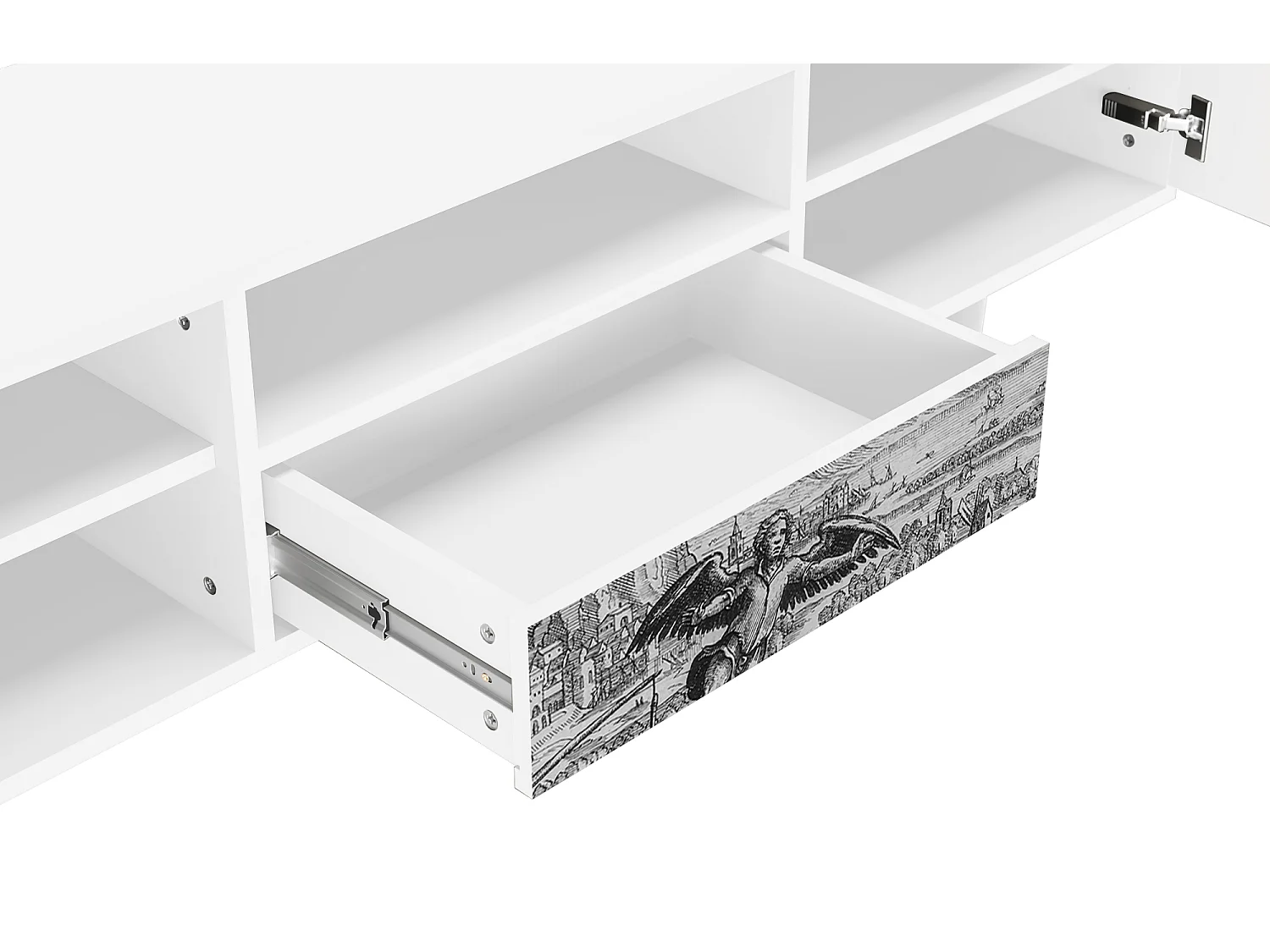 TV-meubel - 170х59х41 cm - T6 - Departure, Wit