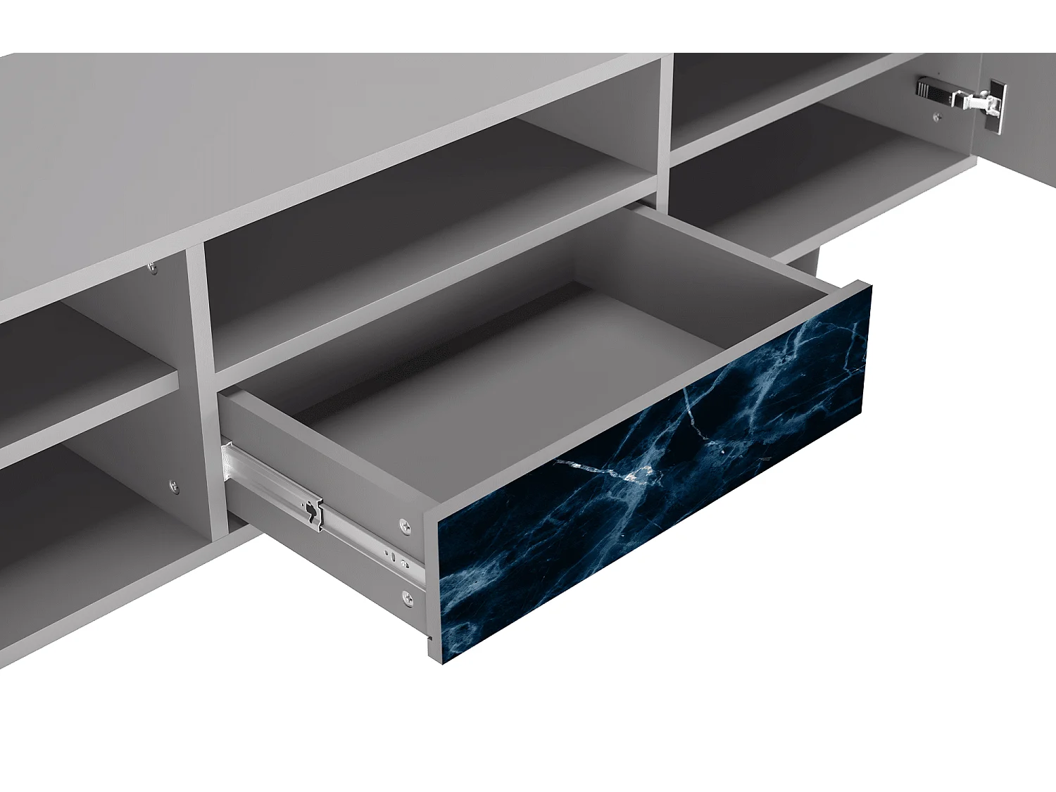 Meuble TV - 170х59х41 cm - T6 - Deep Ocean, Gris