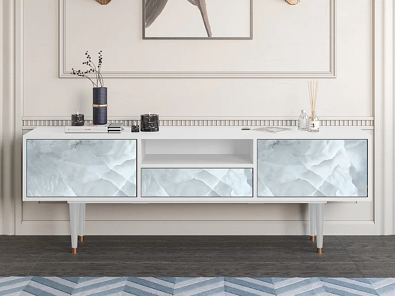 TV-meubel - 170х59х41 cm - T6 - The Onyx, Wit