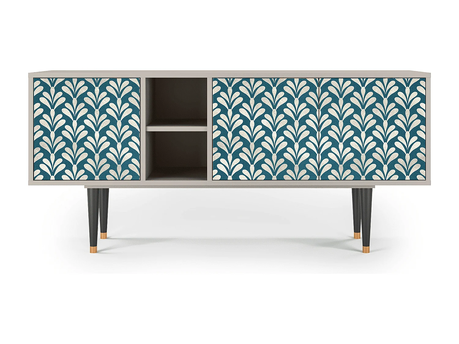 Mueble de TV - 150х69х41 cm - T5 - Milky Tears, Areia