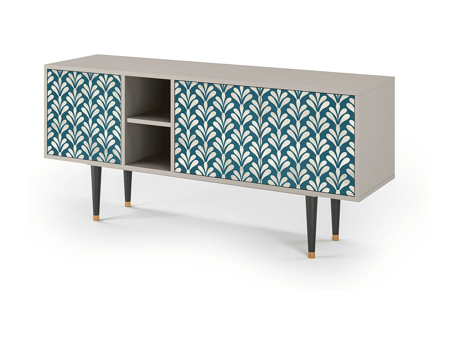 Mueble de TV - 150х69х41 cm - T5 - Milky Tears, Areia