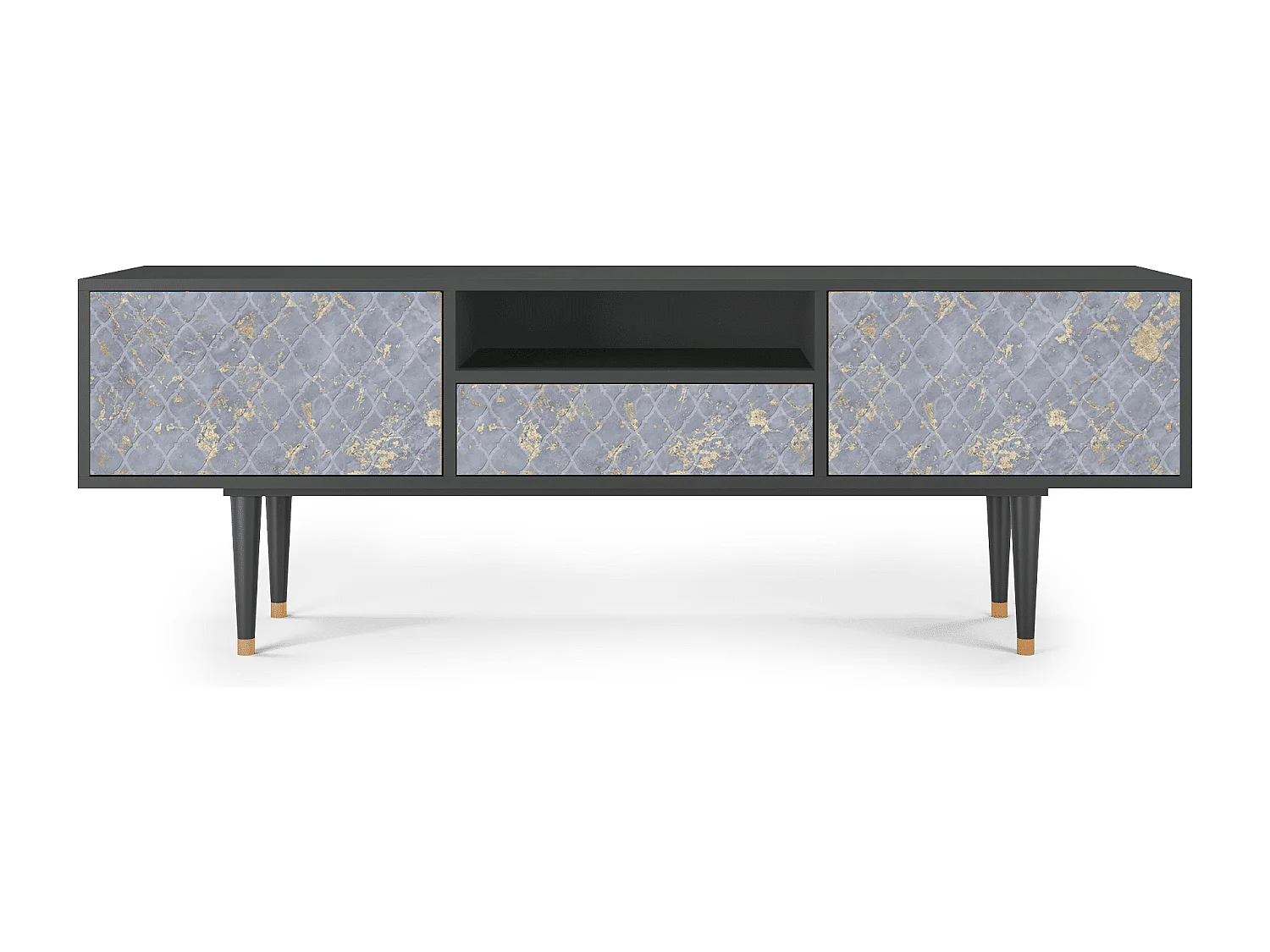 TV-meubel - 170х59х41 cm - T6 - Golden Smoke, Antraciet