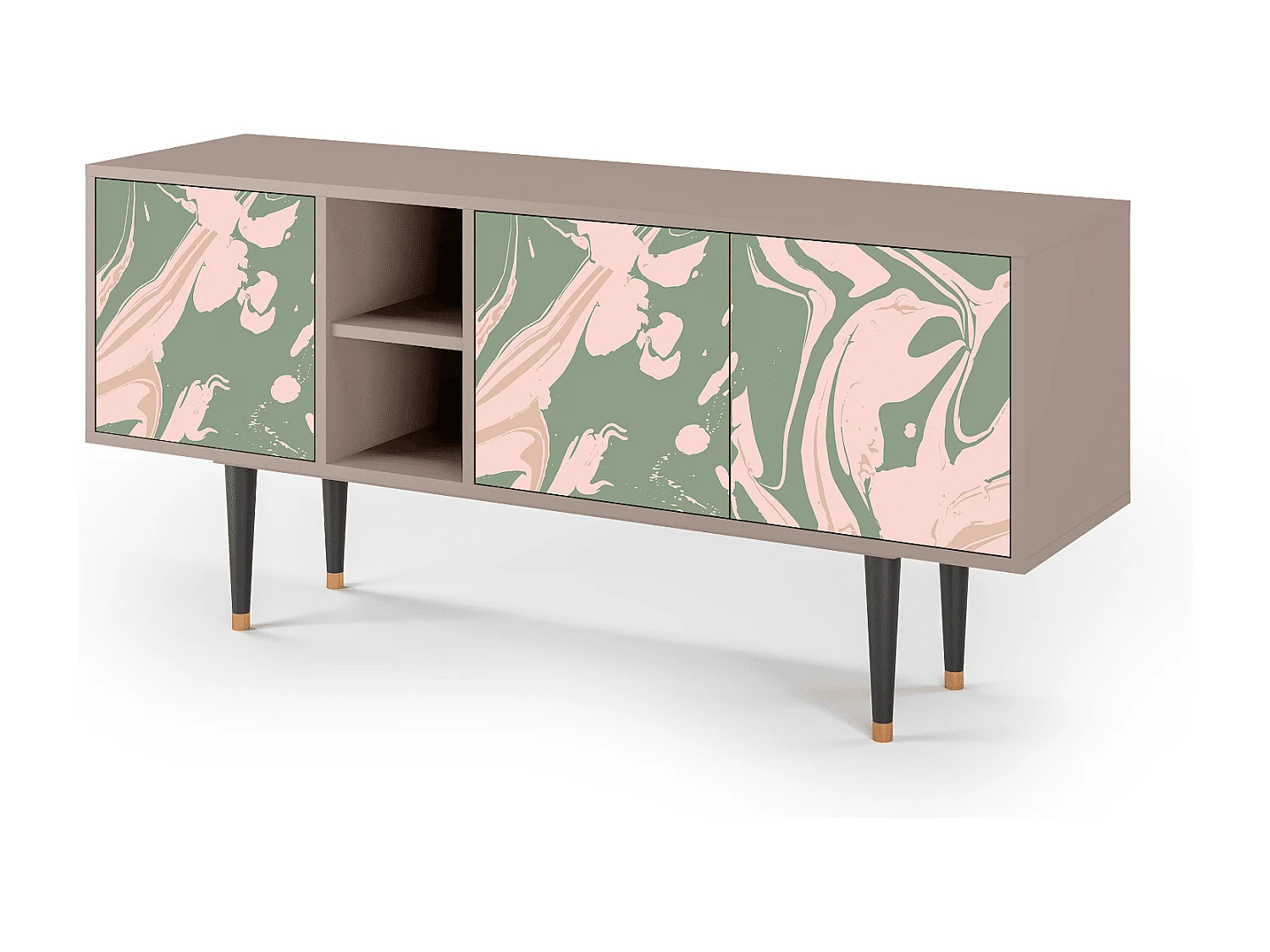 TV-meubel - 150х69х41 cm - T5 - Aquarelle, Latte