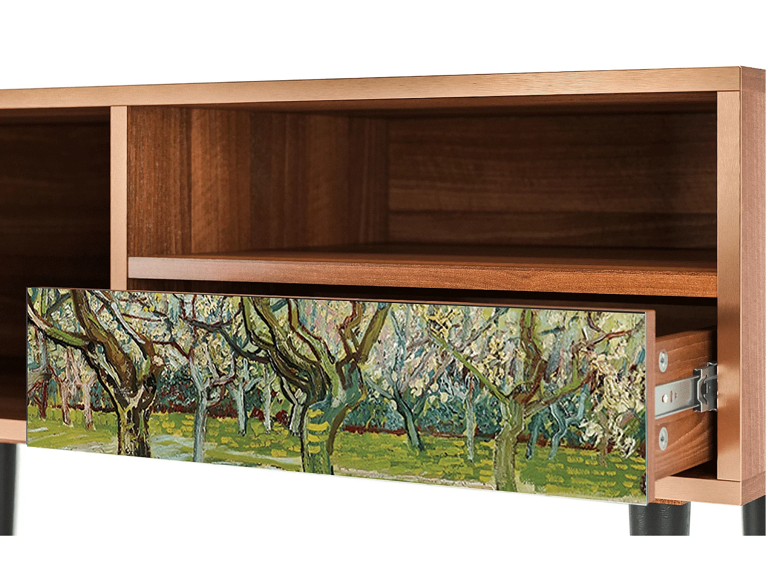 TV-meubel - 115х59х48 cm - T3 - The Wit Orchard, Walnoot