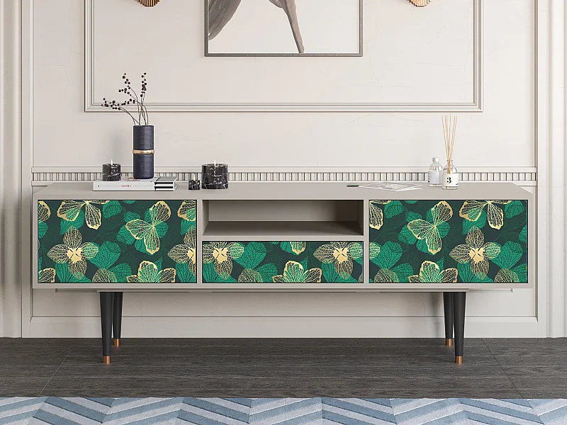 TV-meubel - 170х59х41 cm - T6 - Green Flower, Zand