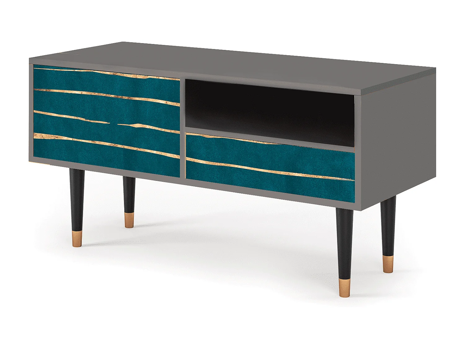 Mobile TV - 115х59х48 cm - T3 - Ocean Drive, Grigio