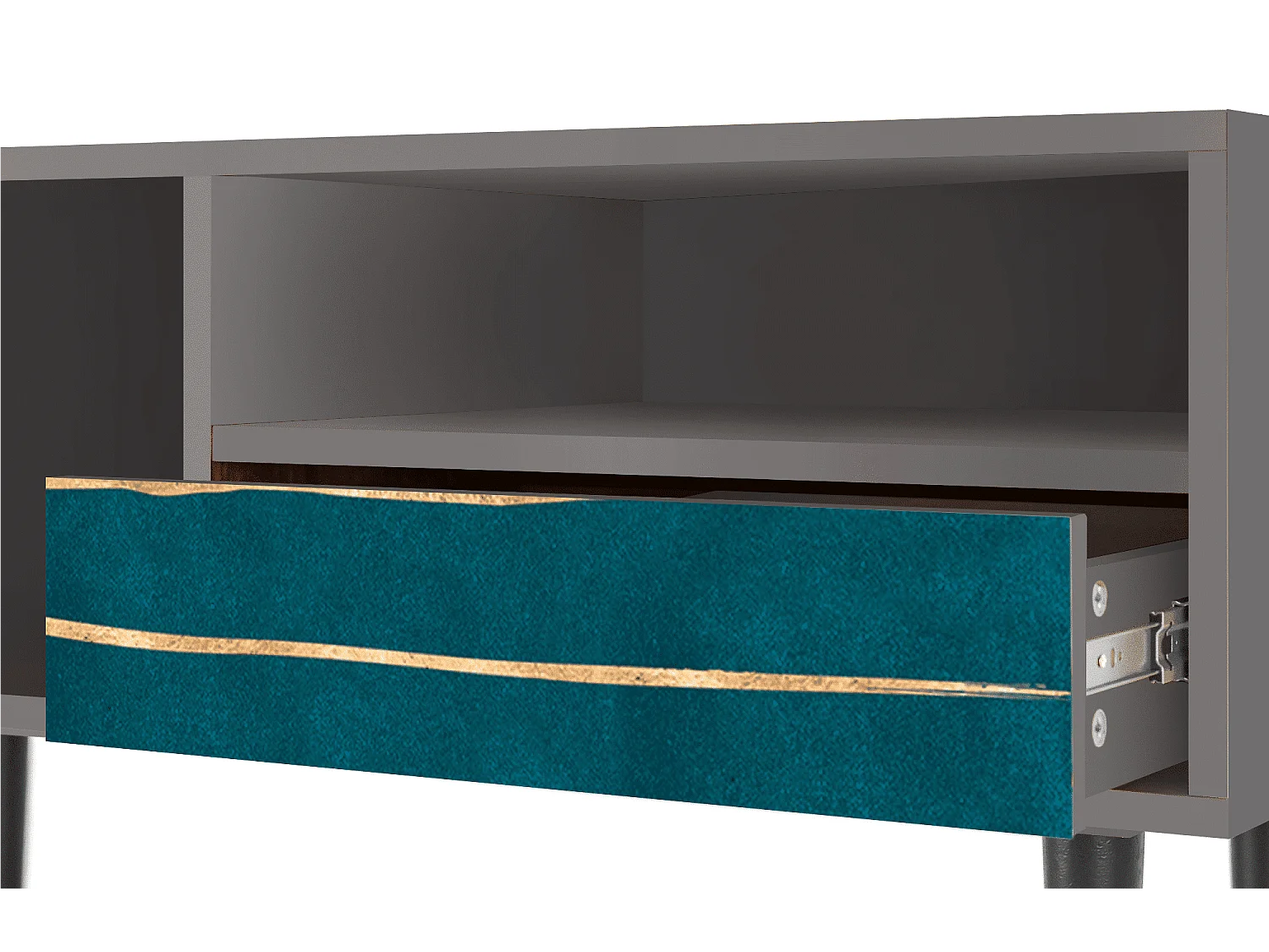 Mobile TV - 115х59х48 cm - T3 - Ocean Drive, Grigio