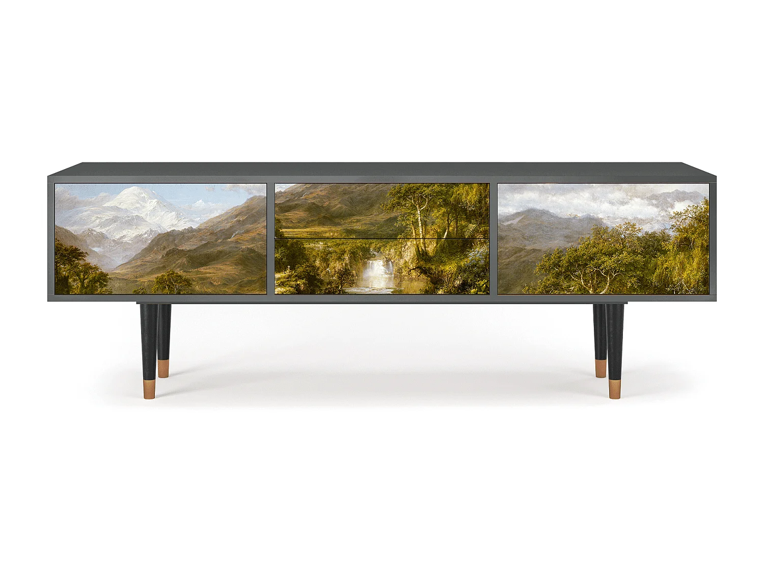 Meuble TV - 170х59х48 cm - T4 - The Heart of the Andes , Anthracite