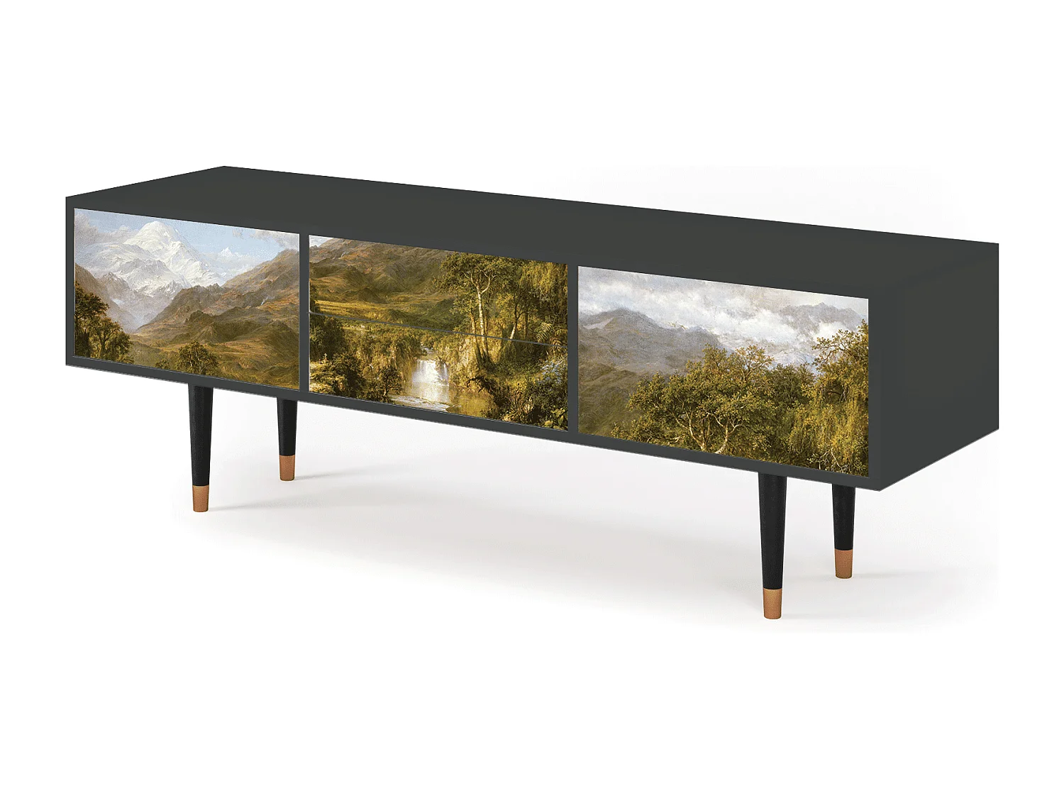 Meuble TV - 170х59х48 cm - T4 - The Heart of the Andes , Anthracite
